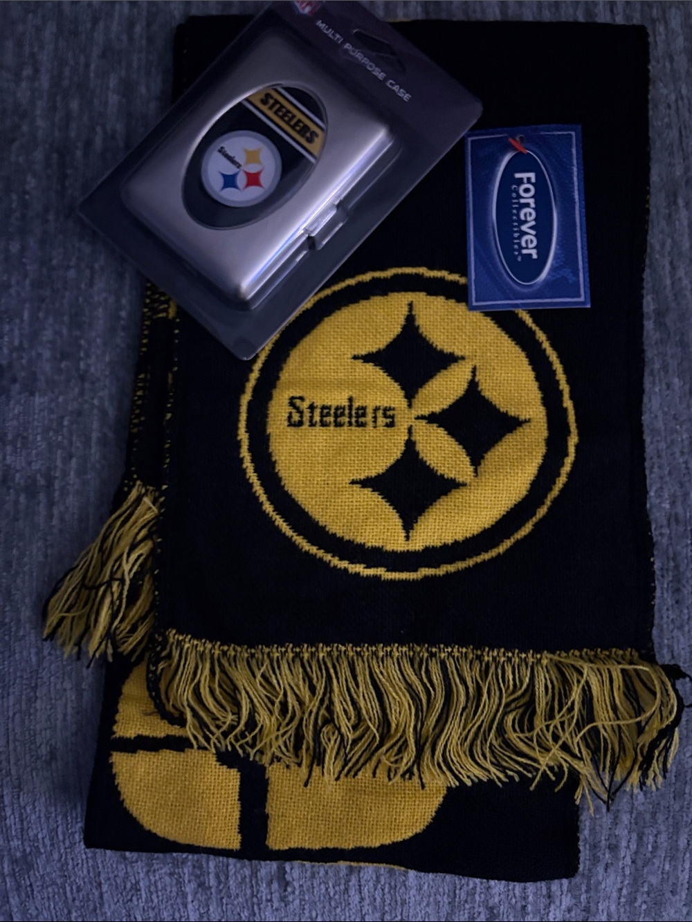 NFL Black and Gold Pittsburgh Steelers Knit Accessory